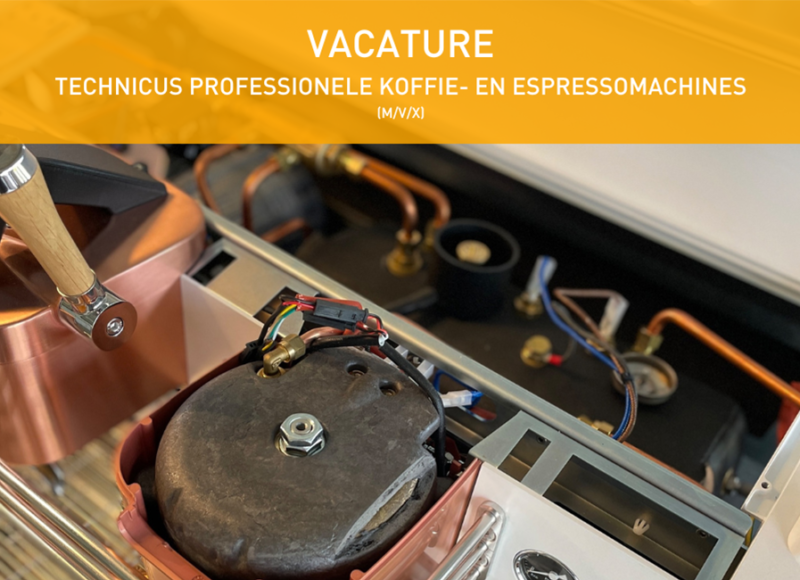 Vacature | Technicus professionele koffie- en espressomachines